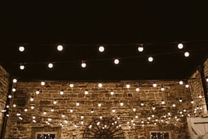 Pennard House Wedding Lighting