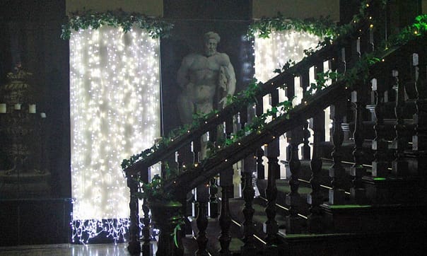 Image of Light Curtains and Bannister lighting